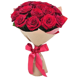 Фото товара 15 червоних троянд в Коломиї