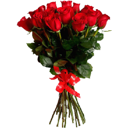 Фото товара 21 імпортна червона троянда в Коломиї
