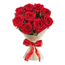 Фото товара 9 червоних троянд в Коломиї