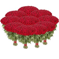 Фото товара Букет 1001 червона троянда в Коломиї
