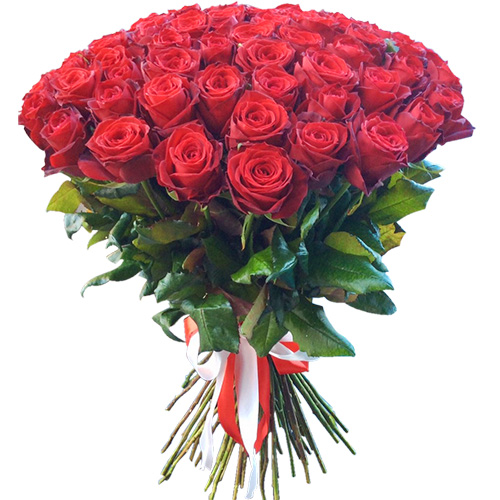 фото товара 51 червона троянда | «Коломия Роза»