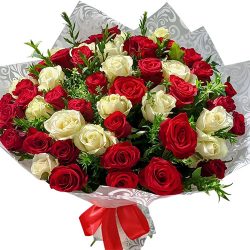 Фото товара Букет "Красуня" 51 троянда в Коломиї