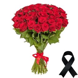 Фото товара 50 червоних троянд в Коломиї