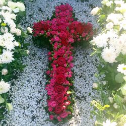 Фото товара Ікебана "Багряний хрест" в Коломиї
