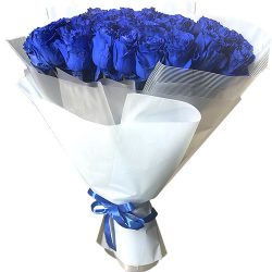 Фото товара 33 блакитні троянди (Еквадор) в Коломиї